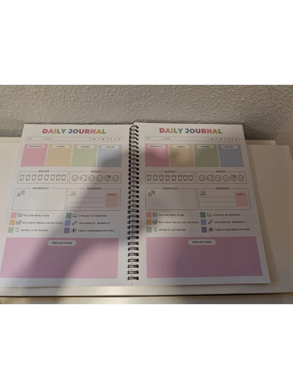 75 Soft Challenge Daily Journal Planner